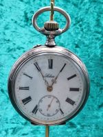 Seltene Ausführung, 0.800 Silber SIDUS Taschenuhr aus 1900ge