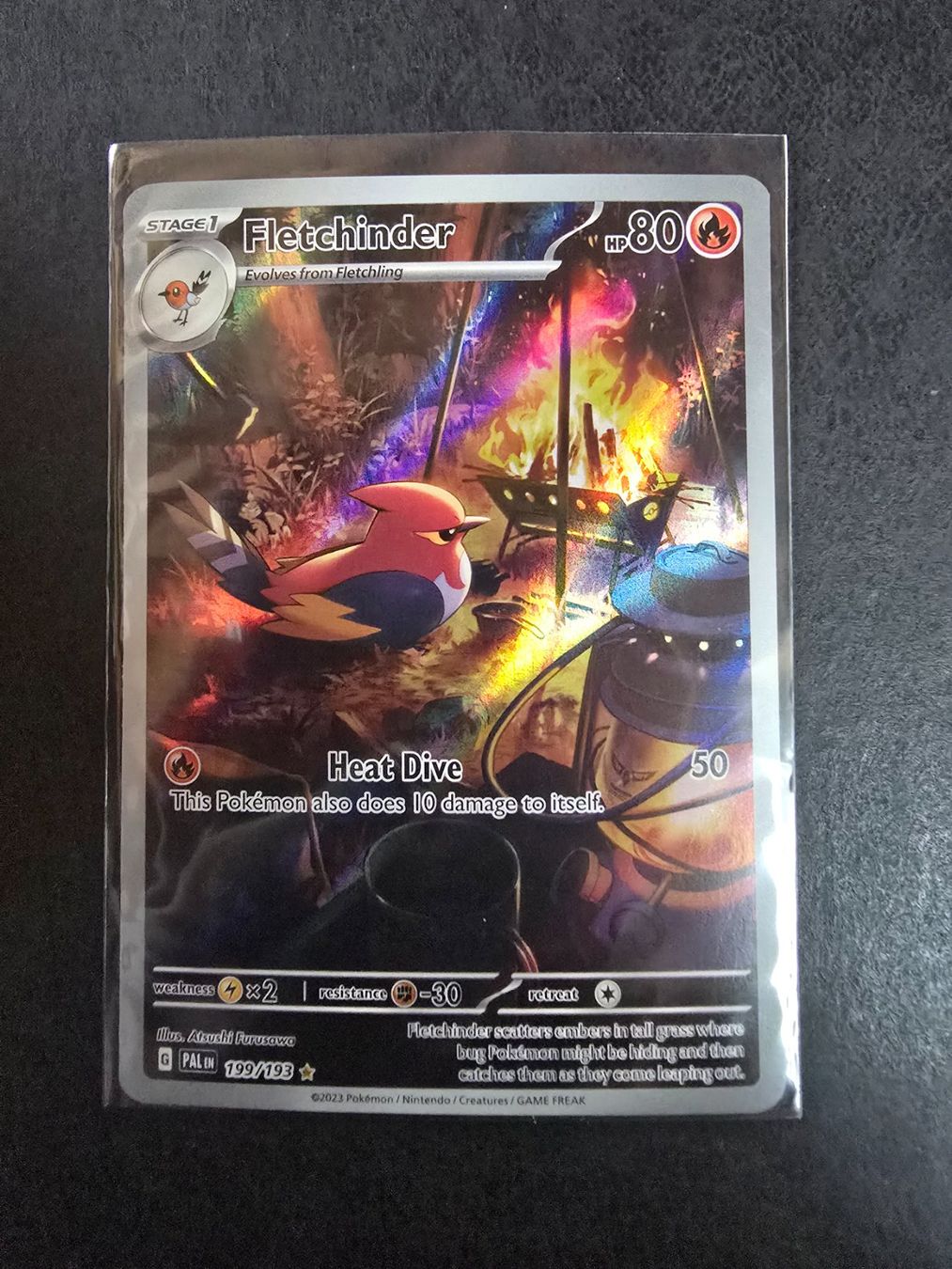 Pokémon Sammelbilder & Trading cards: Pokemon Fletchinder EN 199/193 – Gebraucht aus triesenberg von wisi369