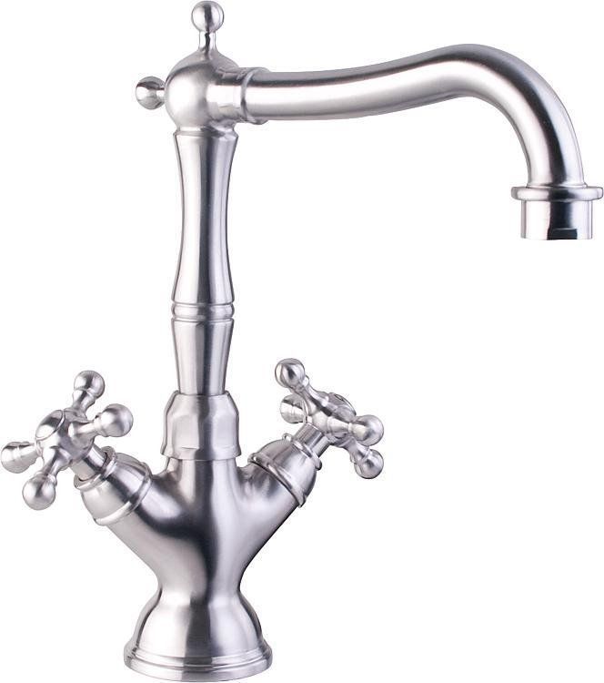 Rubinetteria: Küchemischer Retro gerade Inox matt – Nuovo e nell'imballaggio originale da Ostermundigen venduto da kuendig-armaturen