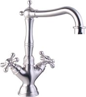 Küchemischer Retro gerade Inox matt