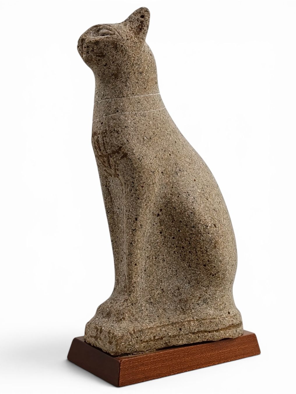 Sculture & Statue: Grosse Steinskulptur einer Katze  – Usato da Hochfelden venduto da Relict 1
