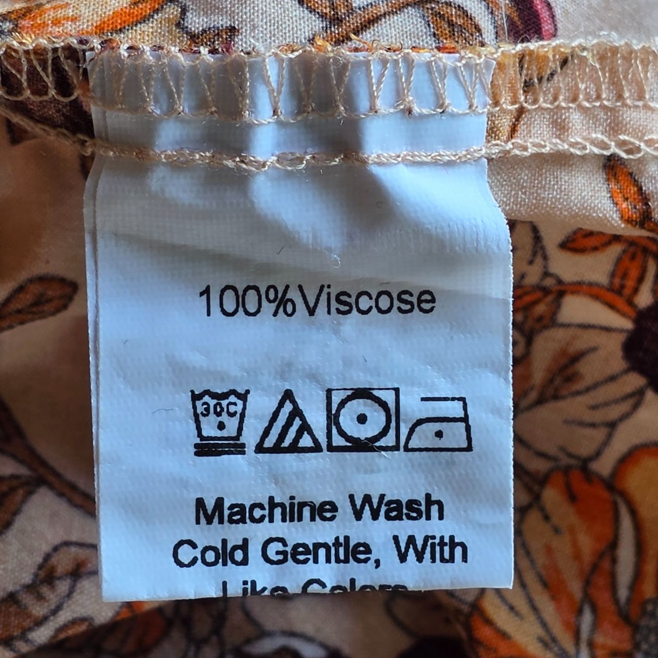 Camicette: 🐸 RUSTTYDUSTTY BLUSE S VISKOSE BLUMEN MUSTER – Usato da Môtier (Vully) venduto da Frogs 8