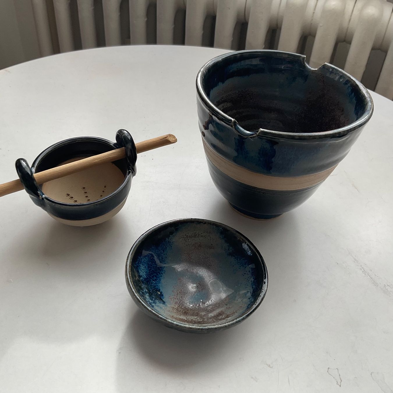 Ciotole: Teeschale Steingut Handgetöpfert VERSAND 10.- – Usato da Aarau venduto da Ikebana03 1