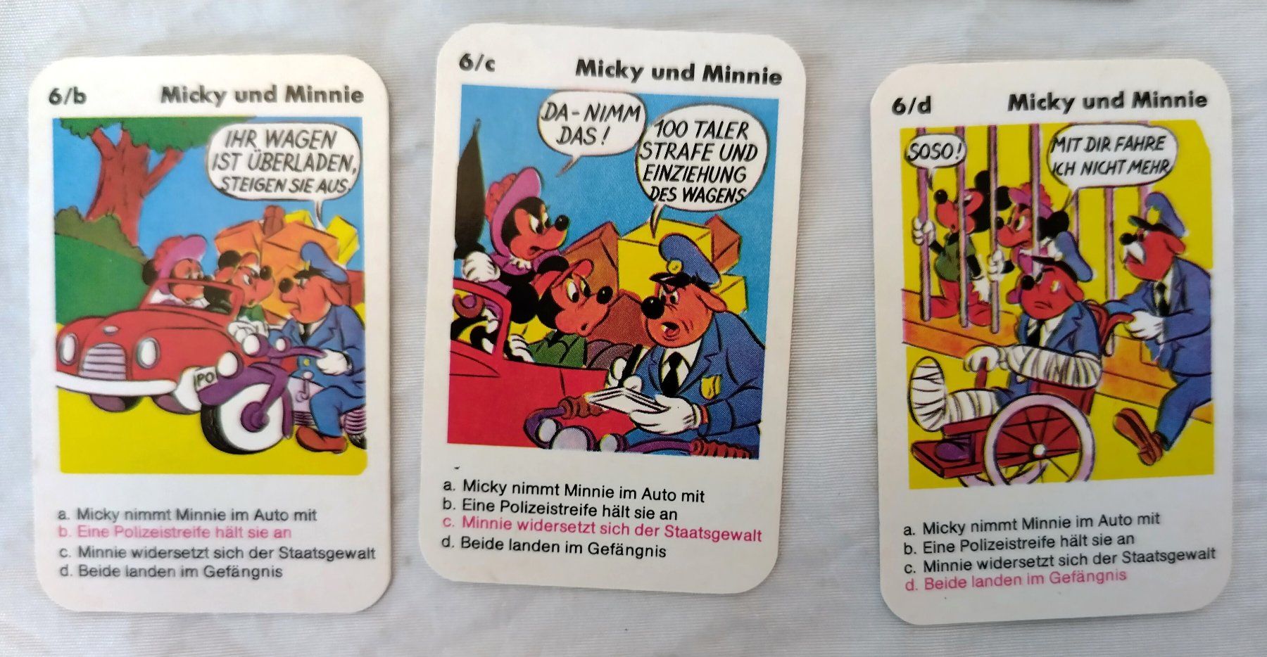 Giochi: Micky Maus Quartett / Super Mini mit 24 Karten ab Fr. 4.- – Usato da Bellach venduto da JingleJerry 5