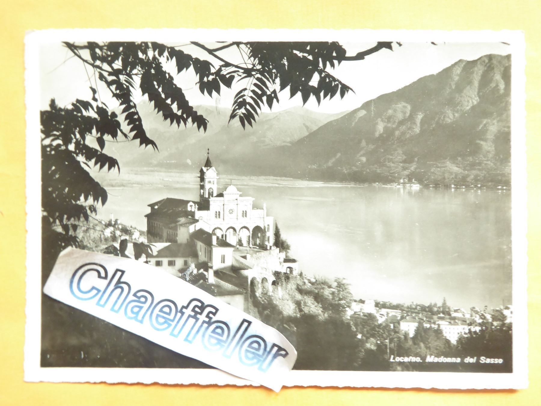 Cartoline postali: Locarno, Madonna del Sasso – Usato da Zürich venduto da Chaeffeler