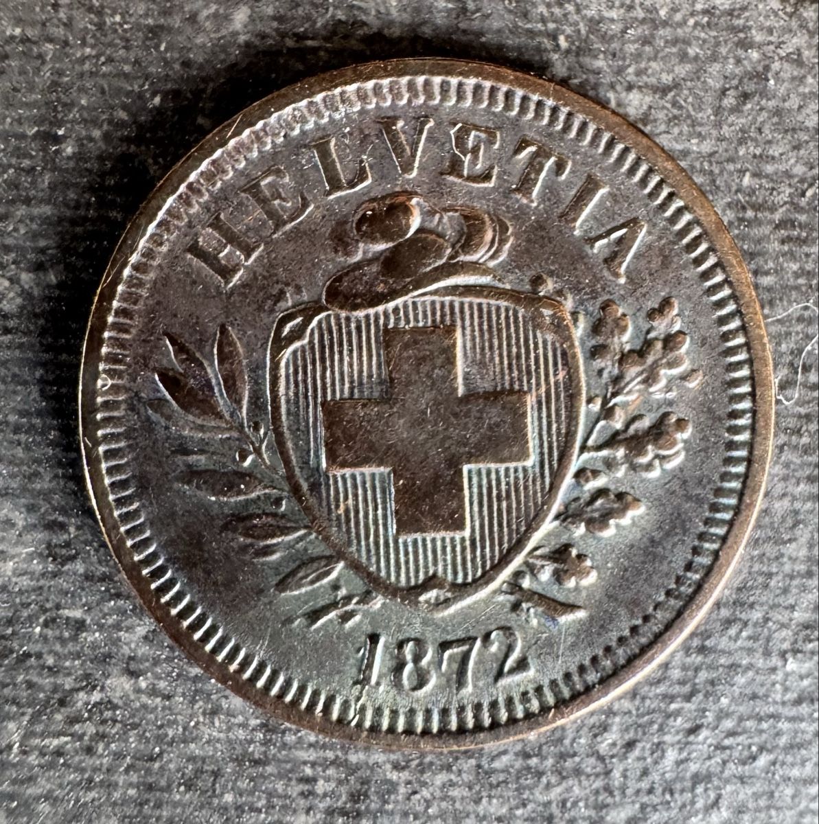 Tutti le monete: 1 Rappen 1872 – Usato da Meilen venduto da coins4sale