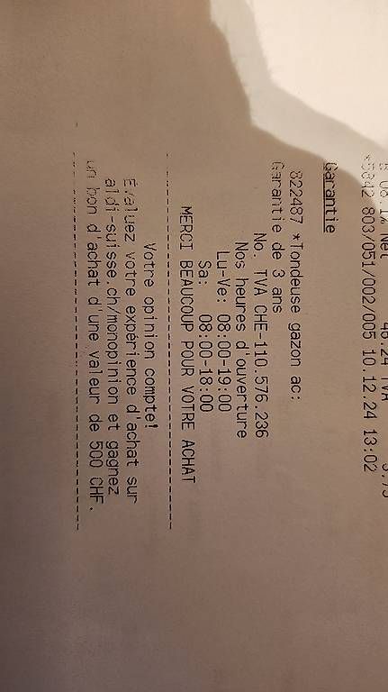 Rasenmäher: A vendre tondeuse Électrique sans fil Ferrex – Gebraucht aus Lausanne 26 von mia_262l 4