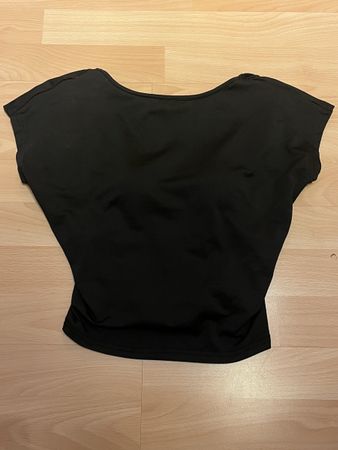 Top noir d'été dos nu, taille S