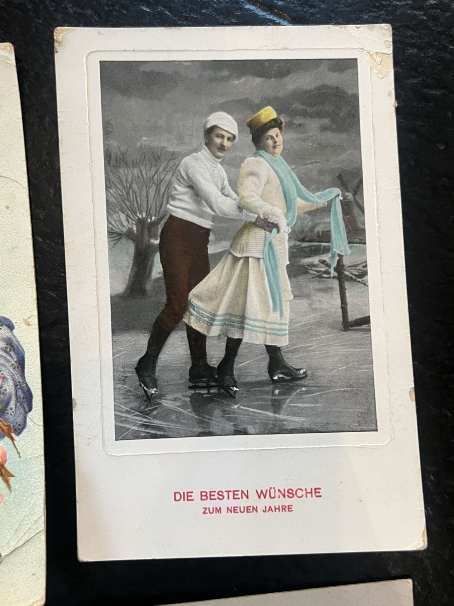 Cartoline: 6 aWeihnachtskarten antik 1910 – Usato da Laufen venduto da Belezza 3