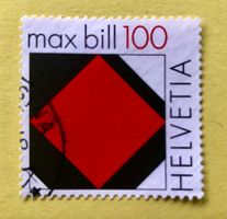 Nr.1294  Max Bill Sondermarken GESTEMPELT 2008   