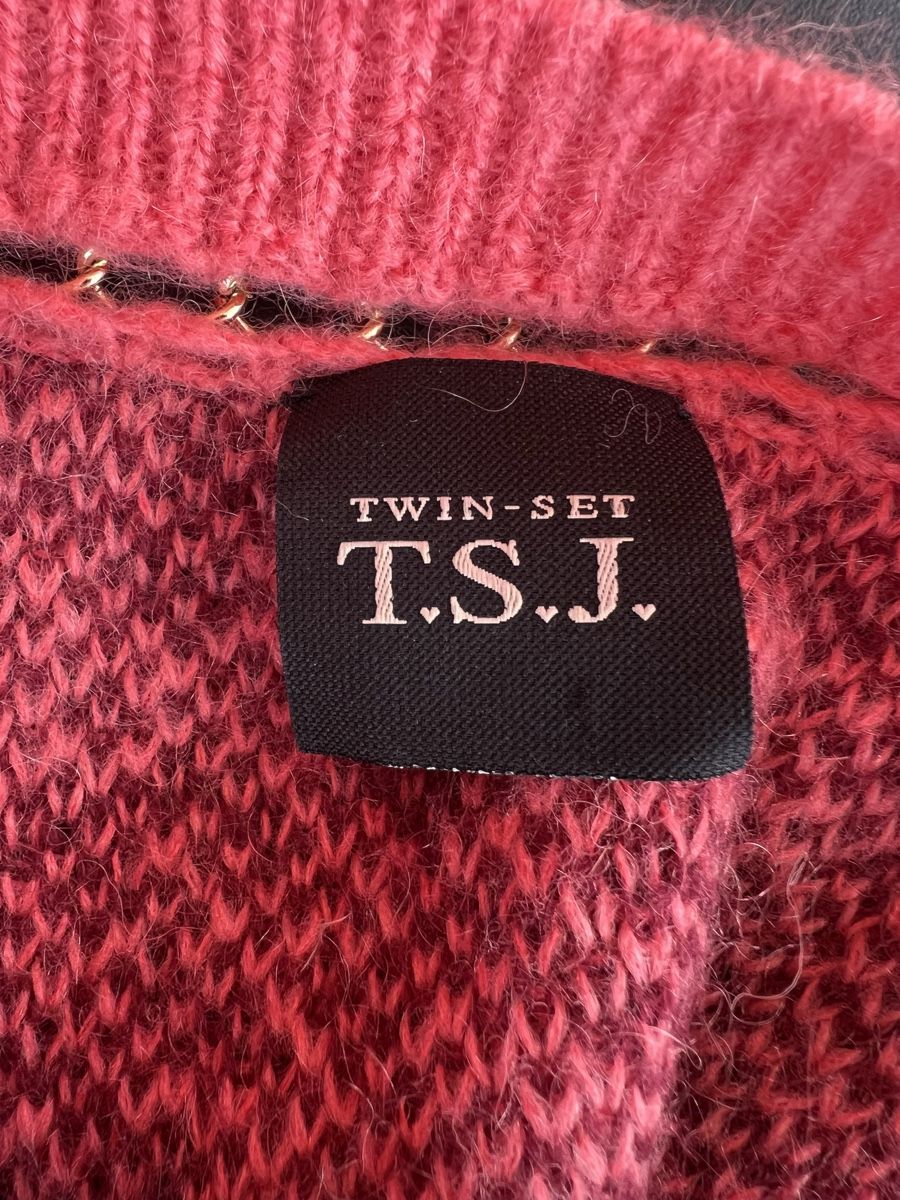 Twinset Maglioni & Felpe: Twin-Set Pullover pink mit Gepard Muster Grösse S – Usato da Zürich venduto da car_x52z 5
