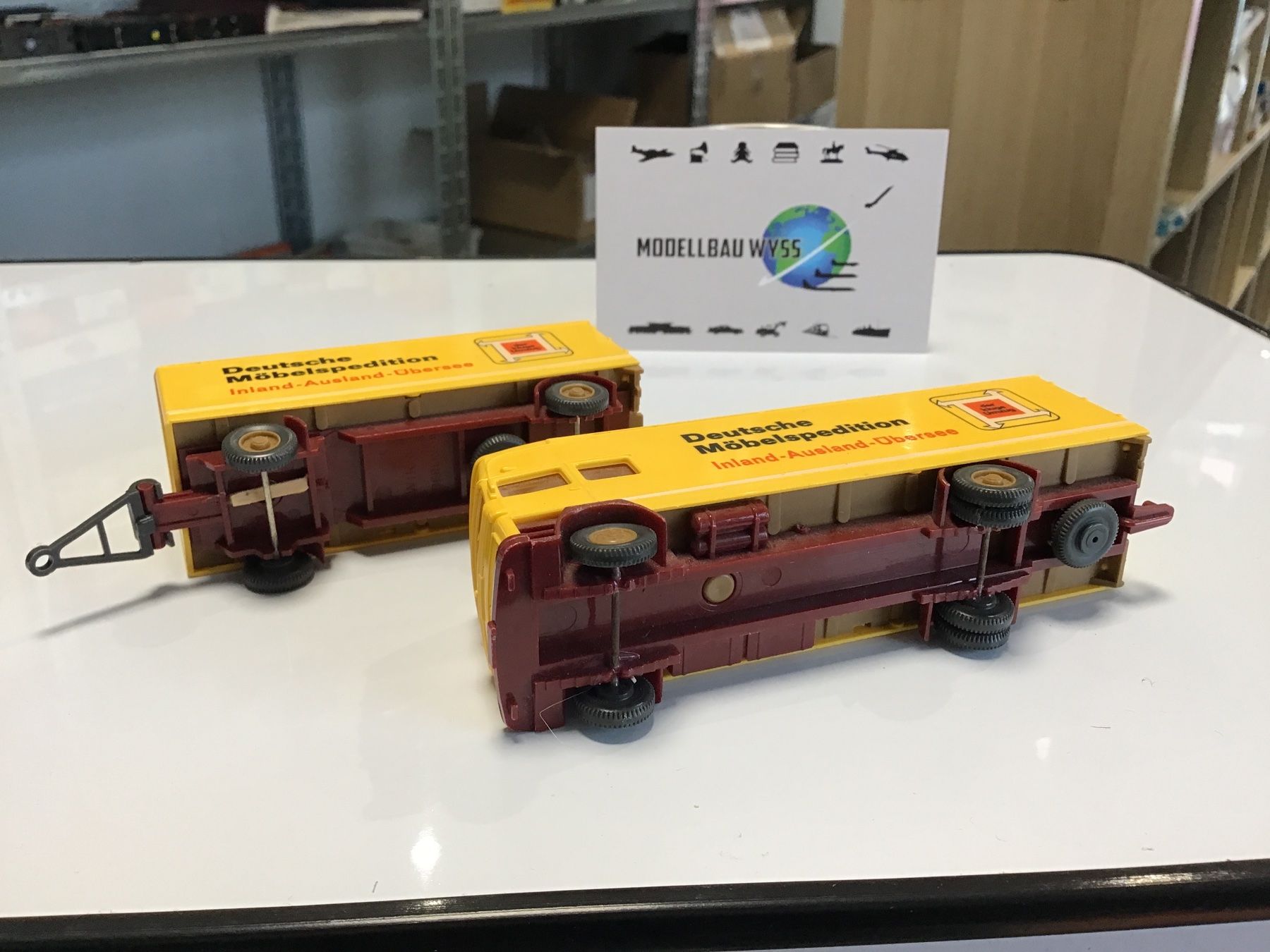 Modellini di ferrovie: WIKING LASTWAGENZUG H0 – Usato da Männedorf venduto da Modell-Spezialisten 2