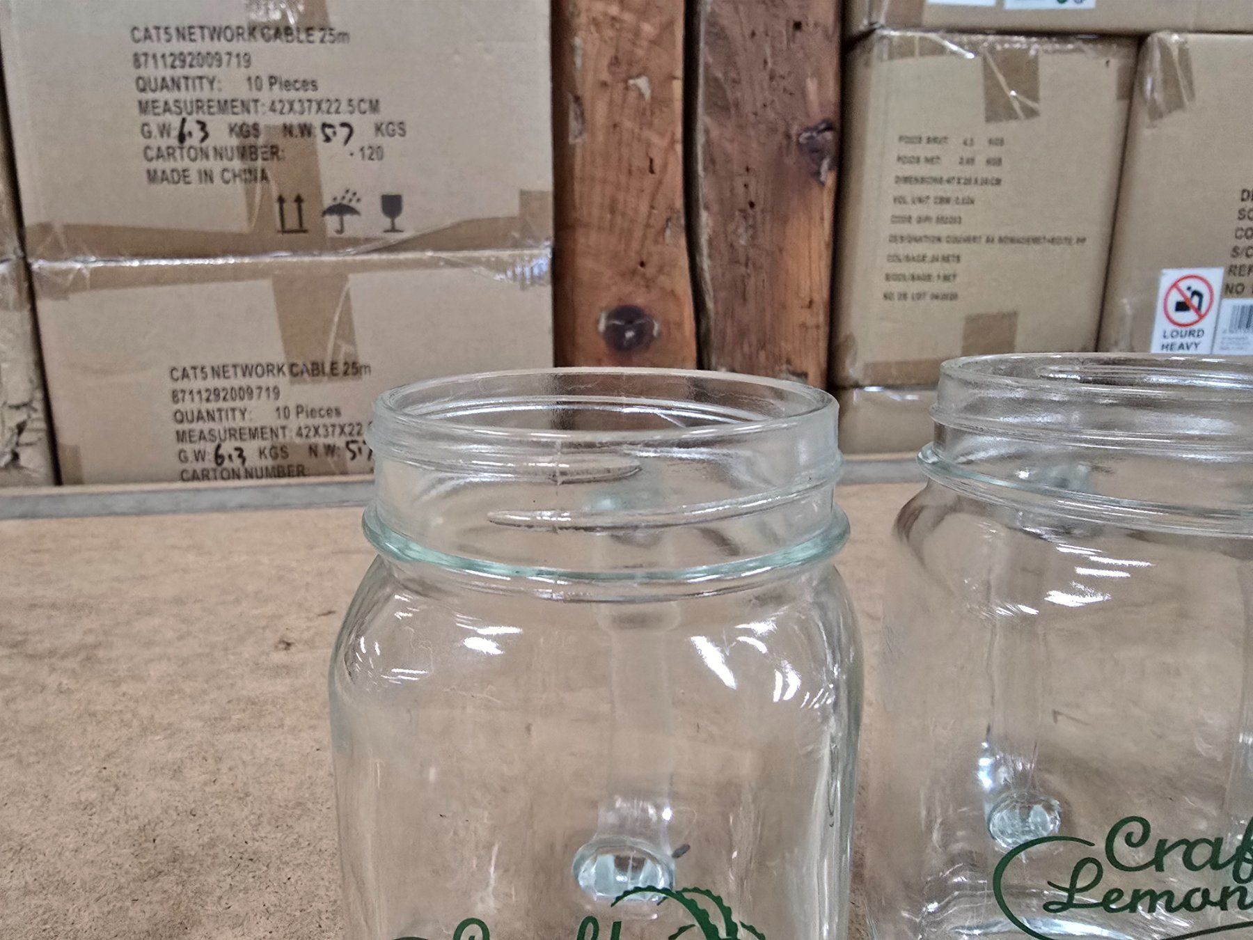 Bicchieri: 6x Craft Lemonade Trinkgläser ohne Deckel  ab 1.- – Usato da KRINAU venduto da Mio_Liqstyle 4