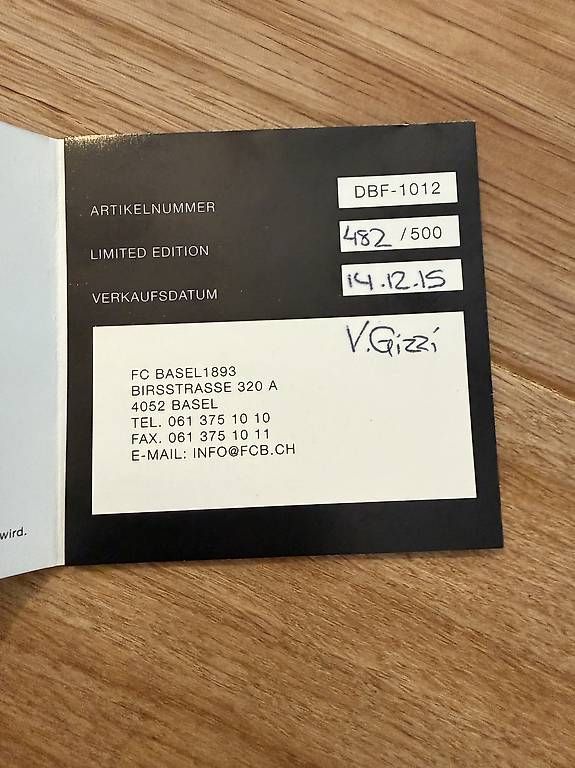 Uhren: Limitierte Fc Basel Uhr – Gebraucht aus Riehen von Selina.Angelina 2