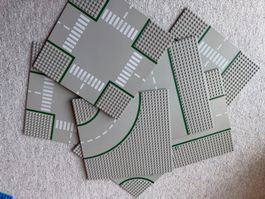 Lego Strassenelemente (8 Platten)
