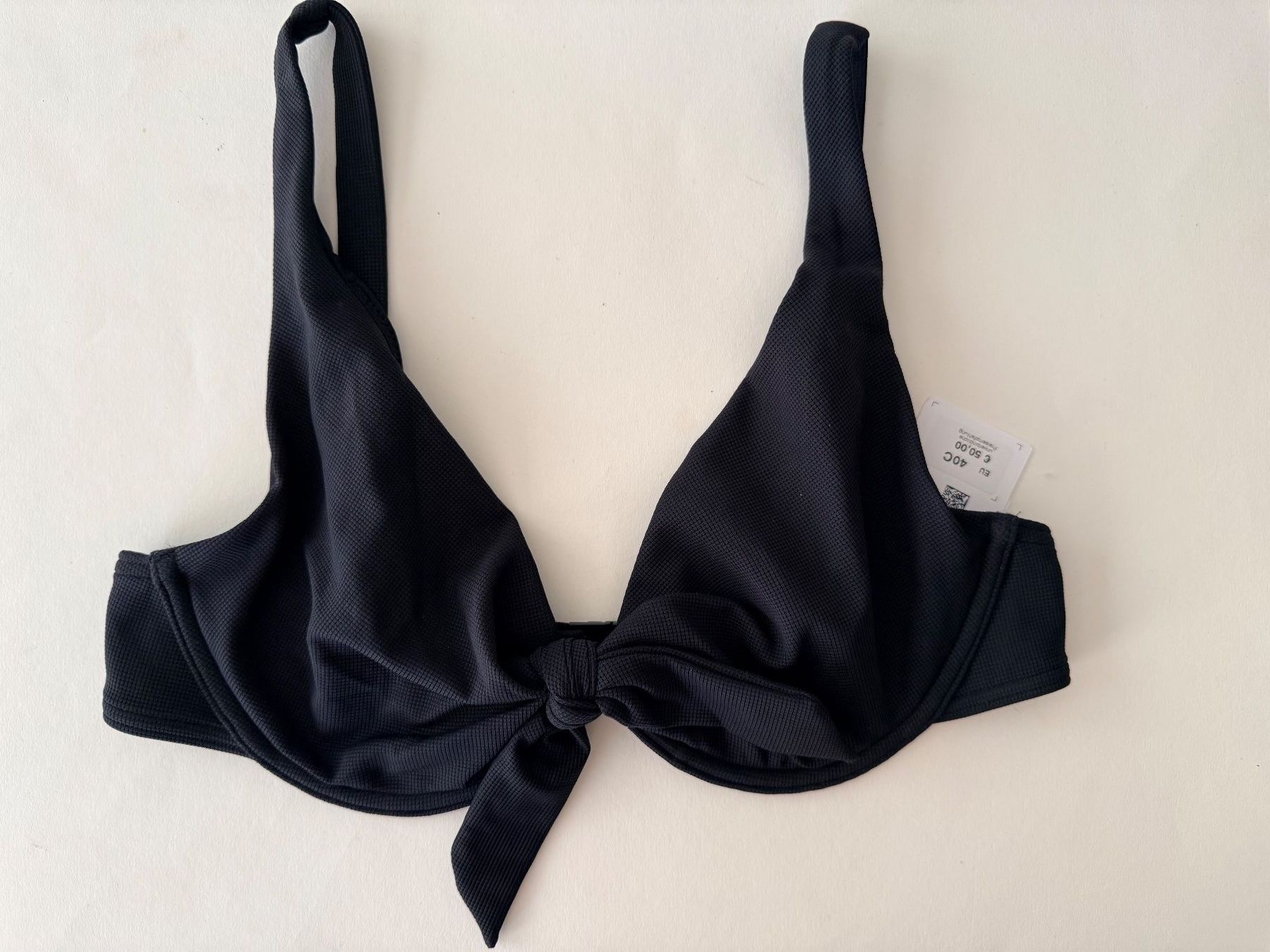 Triumph Costumi da bagno & Bikini: TRIUMPH, Bikini-Top SUMMER GLOW, Grösse 40C, Farbe Schwarz – Nuovo e nell'imballaggio originale da Rudolfstetten venduto da gst_g7xl