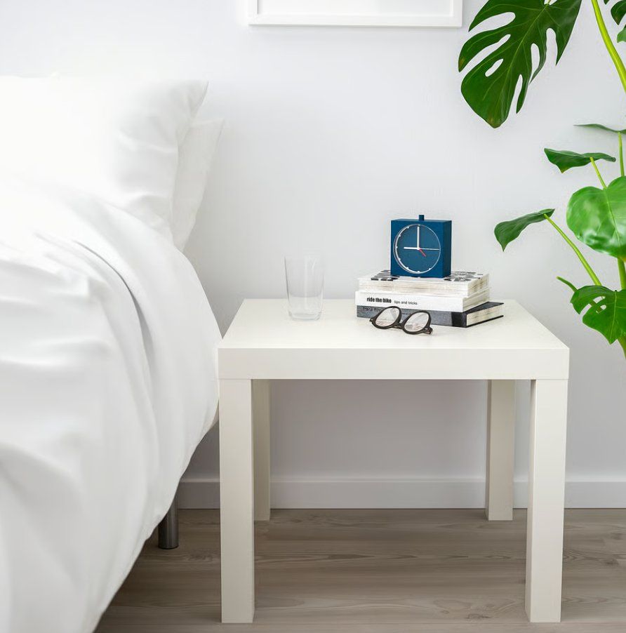 Ikea Comodini: Ikea LACK Table d'appoint, blanc, 55x55 cm – Usato da Clarmont venduto da sil_59s9 1