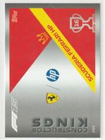 2025 Topps F1 Turbo Attax Formel 1 Ferrari Constructor Kings
