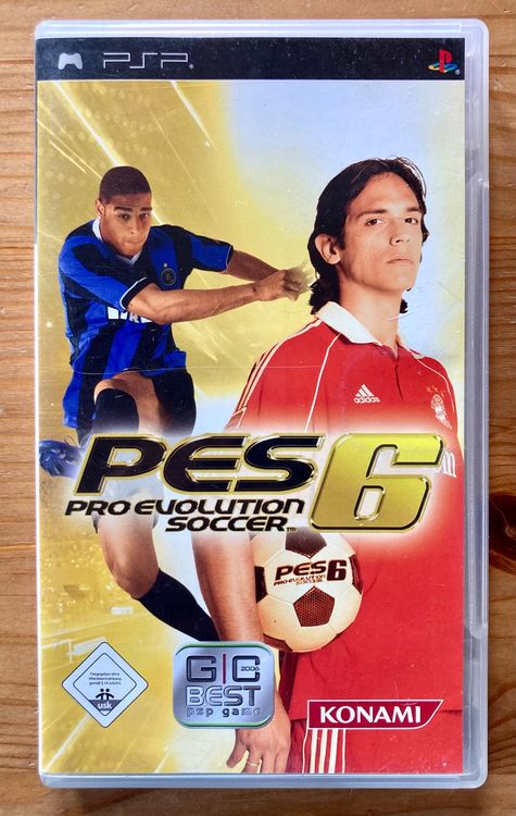 Jeu PSP Pro Evolution Soccer 6 - Édition FR PAL Complète (boîte+notice), état Correct