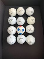 12 Callaway Chrome Soft Lakeballs AAAA, Premiumbälle gereint