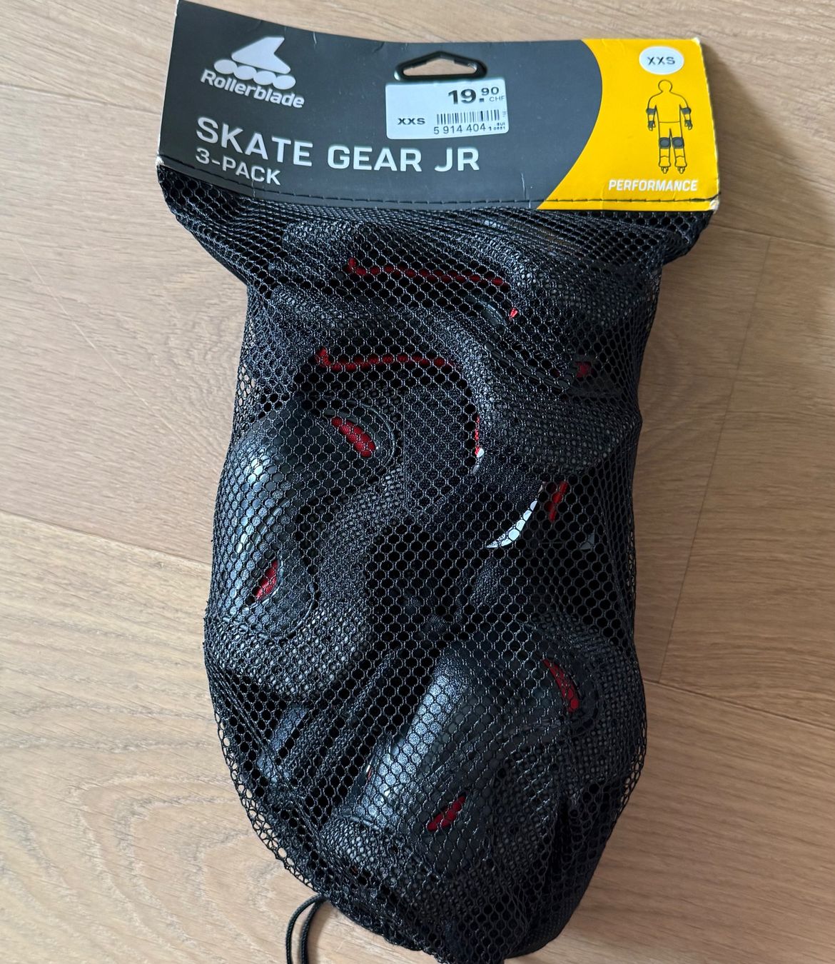 Protezioni & Imbottiture: Set de protections - Rollerblade Skate Gear Jr 3-Pack XXS – Usato da Denges venduto da peumens 4