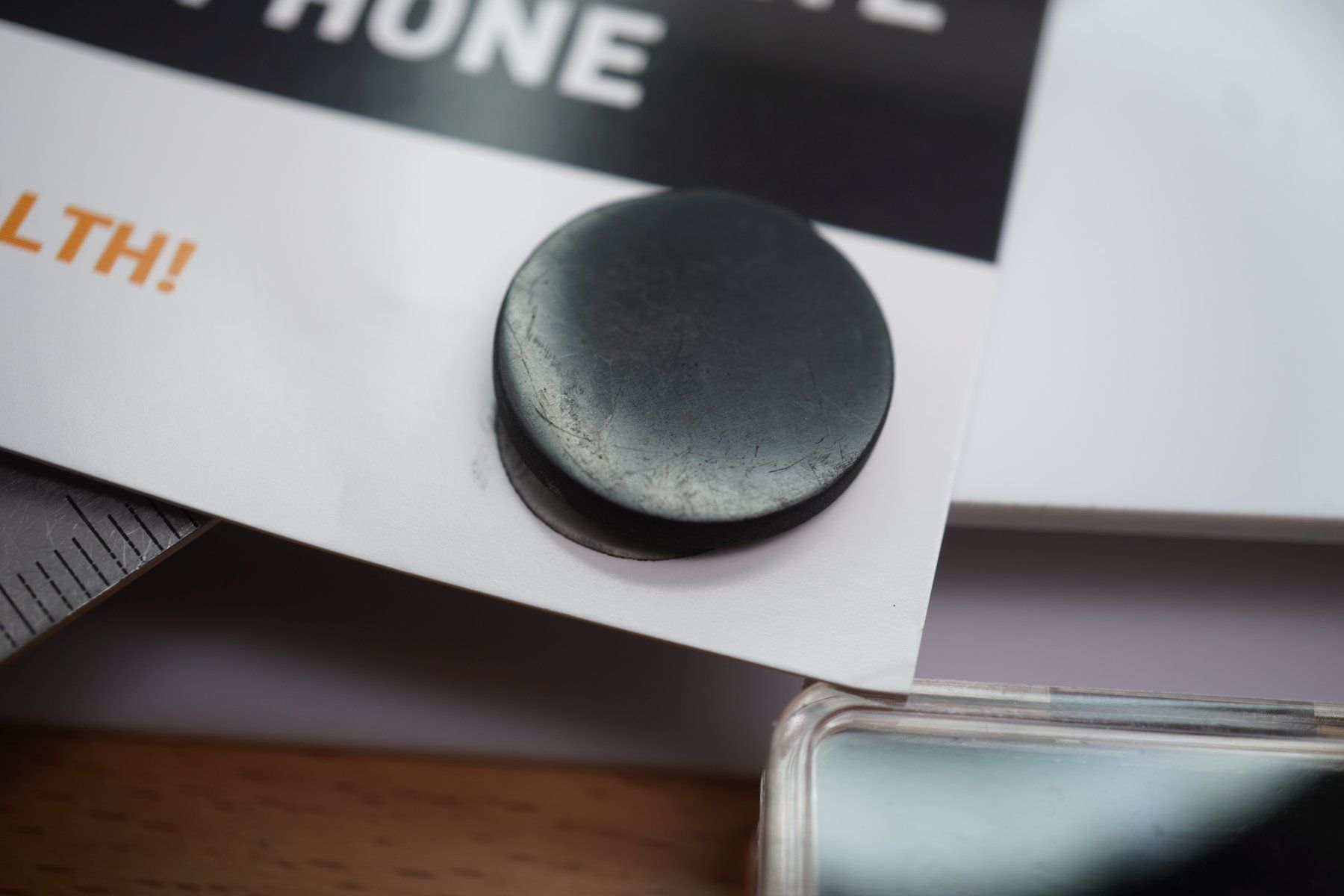 Minerali & Pietre curative: Schungit Plättchen  Rund    ab 1.-  Auktion Versandbereit – Nuovo e nell'imballaggio originale da Eschenbach SG venduto da topstone 5