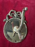 Antiker Wandhaken aus Messing mit Schleife, Vintage 🎀