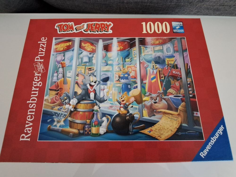 Ravensburger Puzzle Tom und Jerry 1000 Teile (Neu (gemäss Beschreibung ...