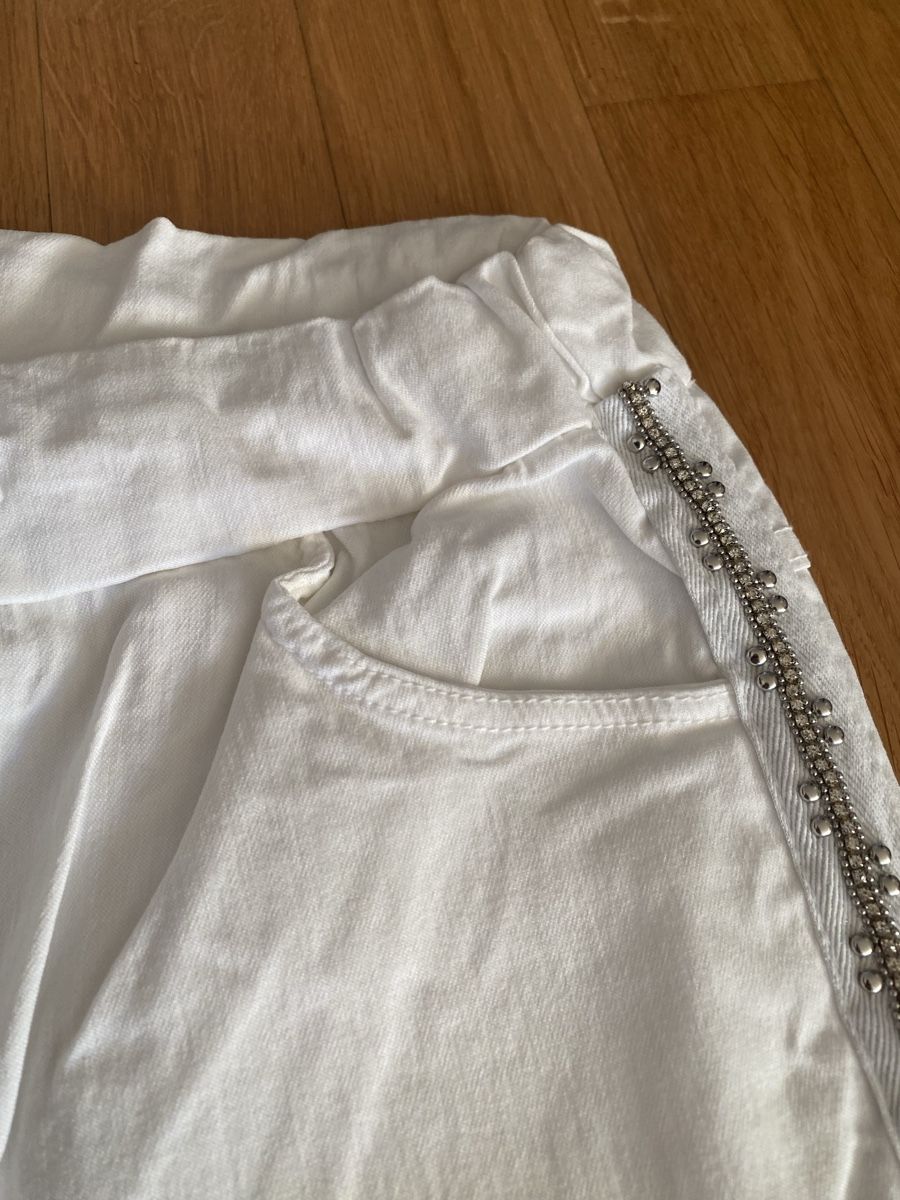 Pantaloni: Shorts Grösse 36 Weiss mit Strass Steinen – Nuovo (secondo la descrizione) da Uetikon am See venduto da lexus2008 1