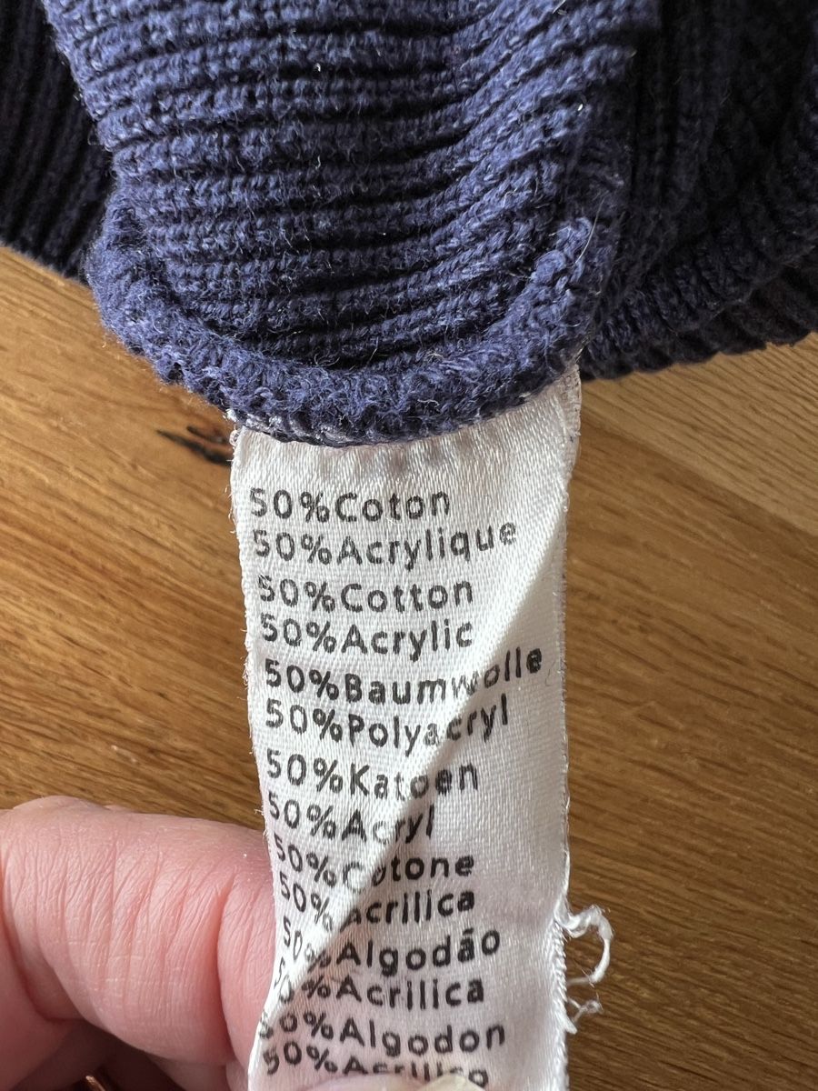 Lacoste Maglioni & Felpe: Lacoste Pullover, Grösse 7, dunkelblau – Usato da Wolfwil venduto da Poulet60 3