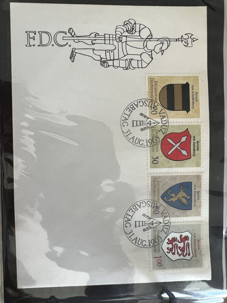 Tutti i francobolli: Fürstentum Liechtenstein: Weihnachtskarten-Sammlung! – Usato da Schongau venduto da Retro_Shop 7