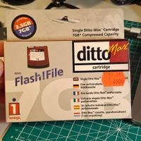 Vintage Iomega Ditto Max Cartridge 3.5GB / 7GB Preformatted
