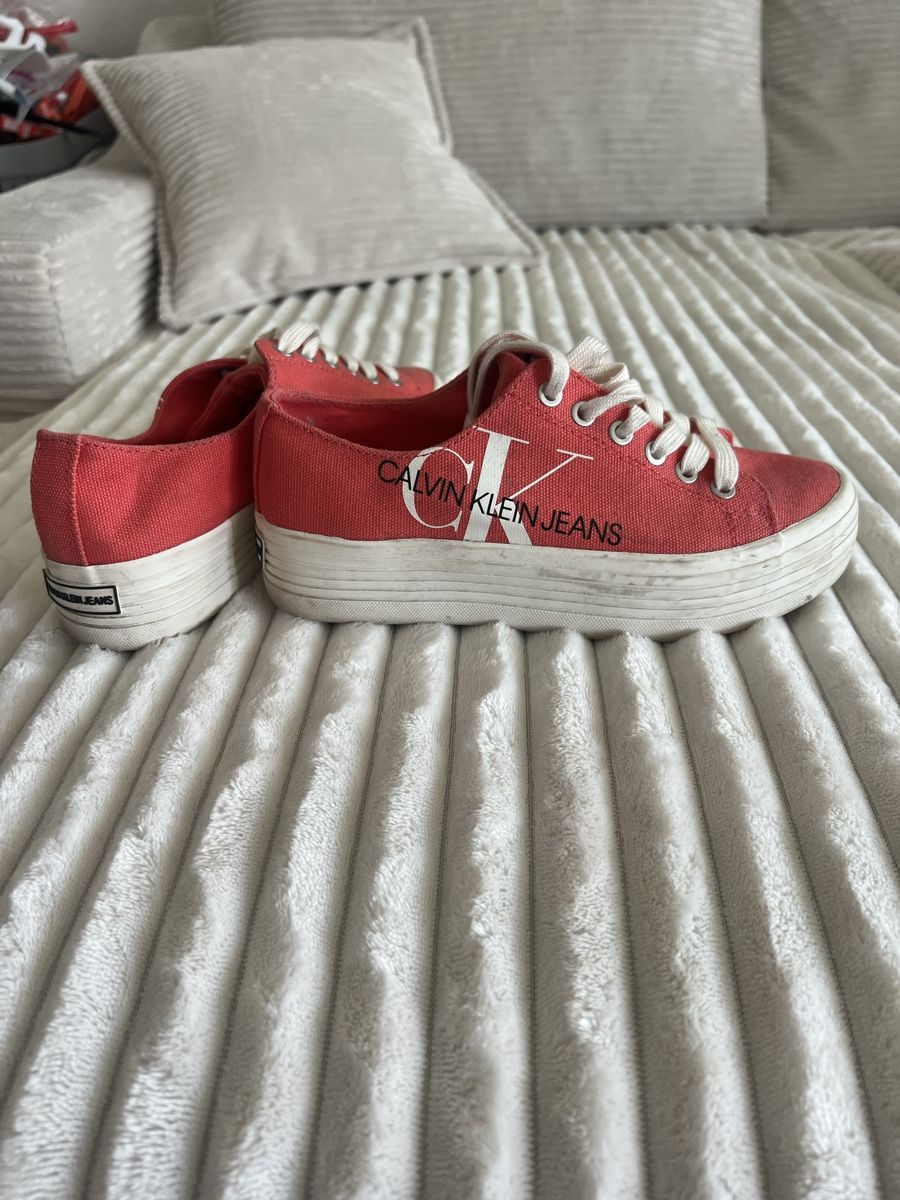 Calvin Klein Scarpe da donna: CALVIN KLEIN SNEAKERS PEACH GR 37 – Usato da Basel venduto da theo-g77