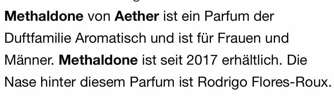 Profumi & Eau de Toilette: Methaldone Aether 5 ml Abfüllung – Nuovo (secondo la descrizione) da St. Gallen venduto da lfs_nxl8 3