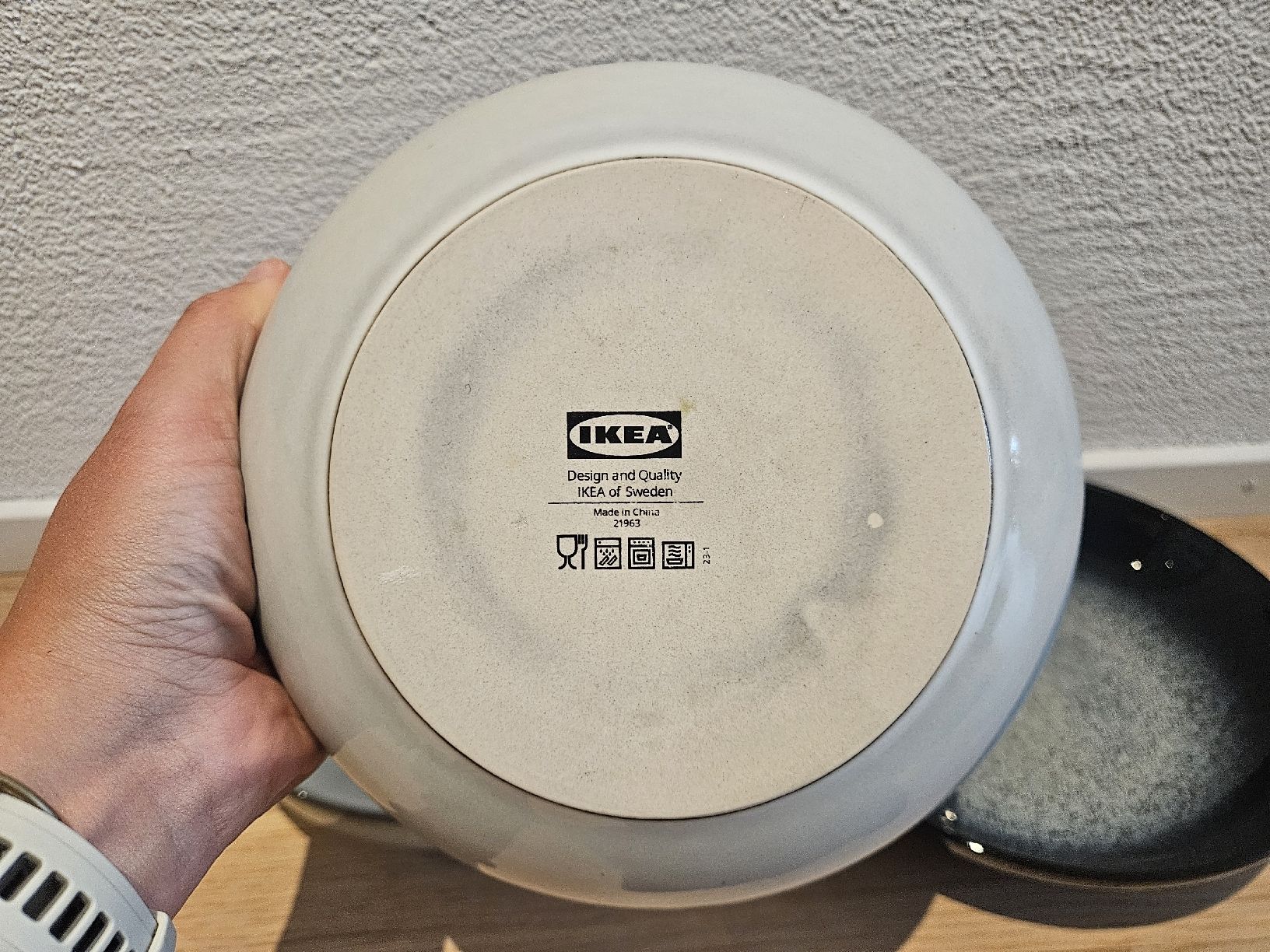 Ikea Ciotole: 3x tiefer Teller Ikea Gladelig grau  – Nuovo (secondo la descrizione) da Wetzikon ZH venduto da eto_x8sc 1