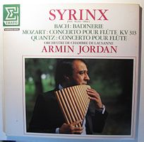 SYRINX "Joue-plays-spielt Bach, Mozart & Quantz"   LP IN VG+