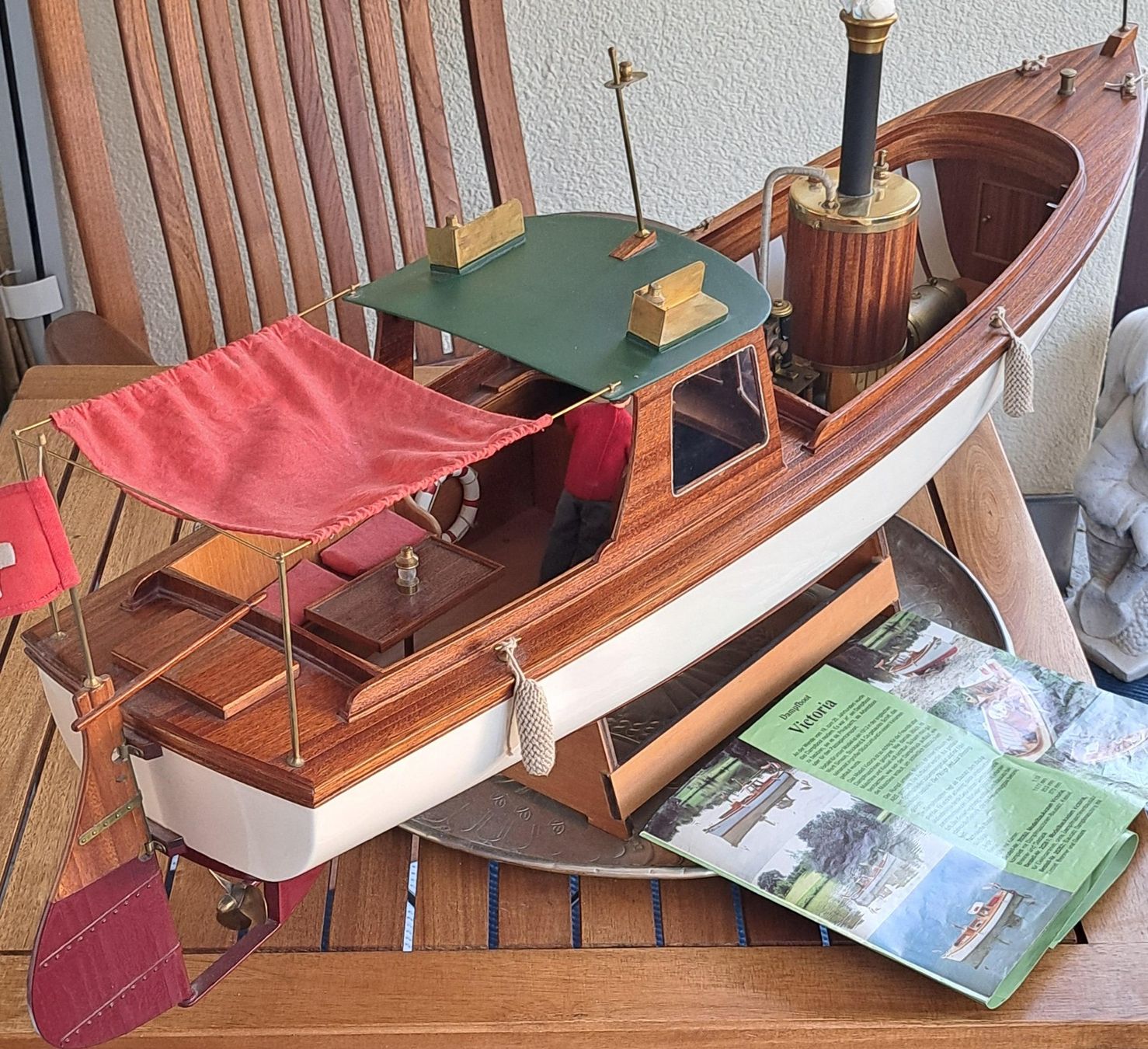 Modellismo RC: 2-Zylinder Dampfbarkasse "Victoria" inklusive Transportbox – Nuovo (secondo la descrizione) da Pfaffnau venduto da Clown56 1