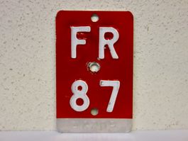 FR 87 VELONUMMER - FAHRRADSCHILD