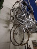 2xMondia Damen und Herrenfahrrad Vintage, Silber