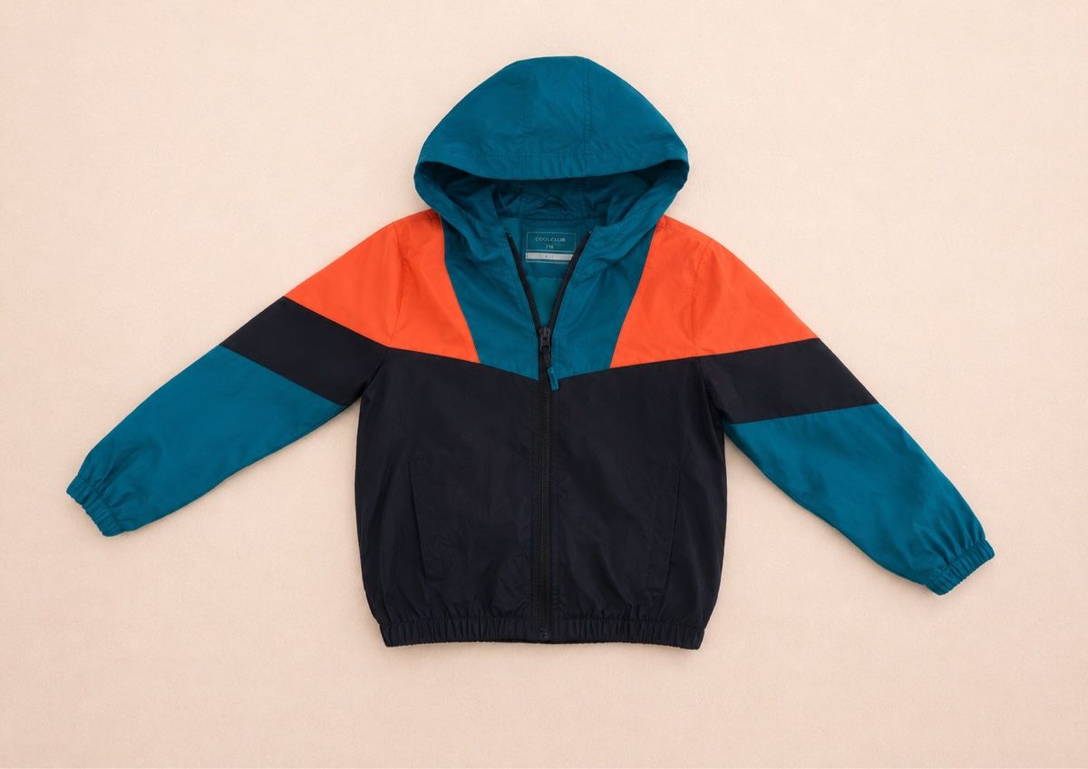 Giacche & Cappotti: VESTE À CAPUCHE COLOR BLOCK ENFANT – Nuovo (secondo la descrizione) da Lausanne venduto da mar_6snp 1