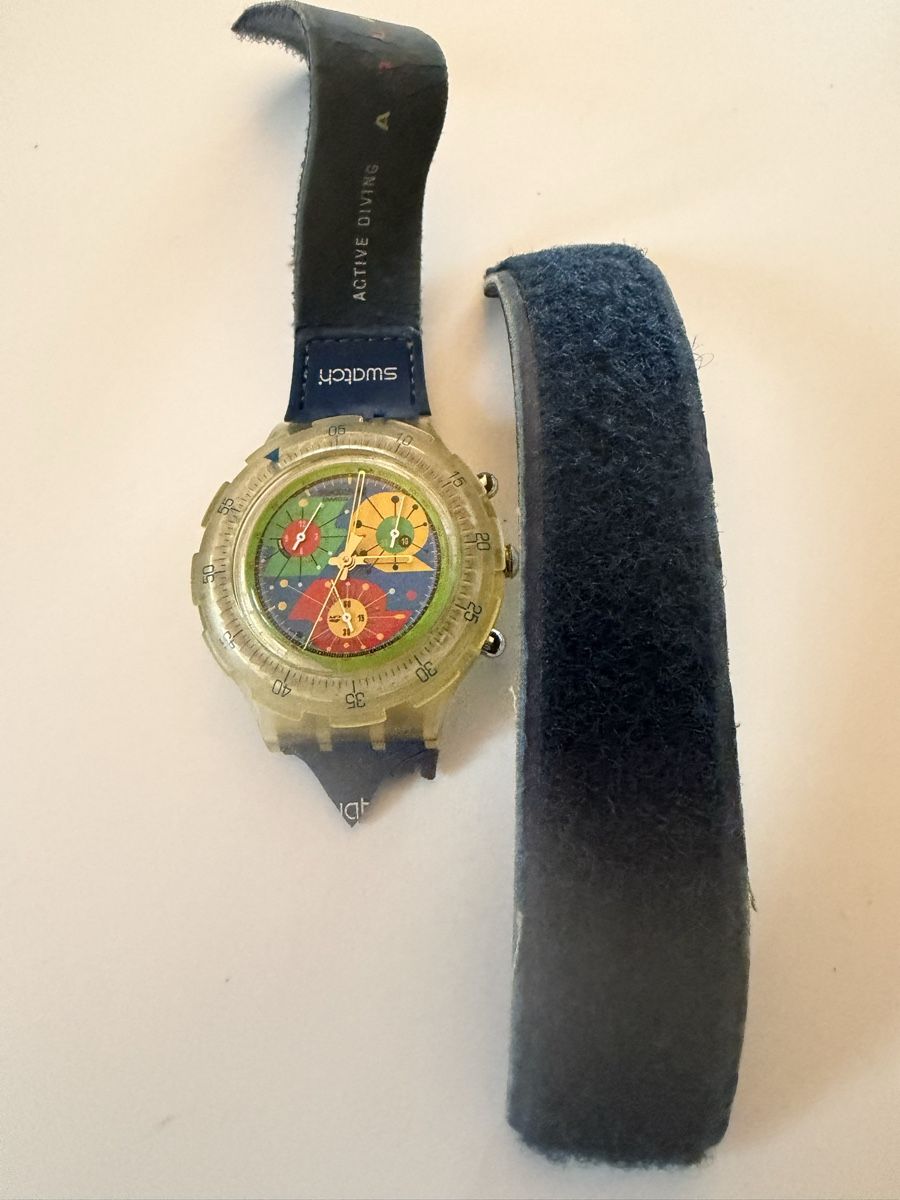 Swatch Orologi: Swatch Aqua Chrono Paradiso Perdido 2000 – Difettoso da Etagnières venduto da Sorciere 1