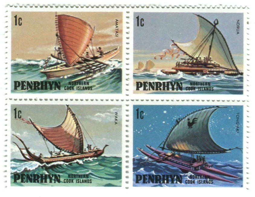 Tutti i francobolli: Briefmarken "Boote". Penrhyn. – Nuovo e nell'imballaggio originale da Basel venduto da Butsch5