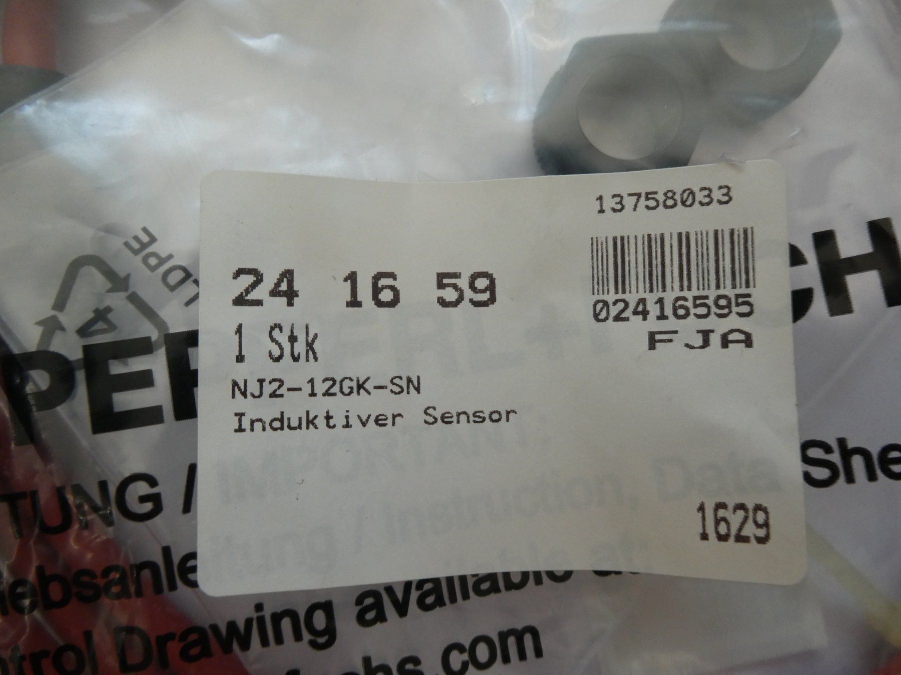 Elektronikbauteile: Induktiver Sensor – Neu (gemäss Beschreibung) aus Fulenbach von Hach0 3