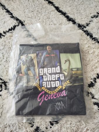 damn x1000 shirt grand theft auto geneva, taille M, neuf 