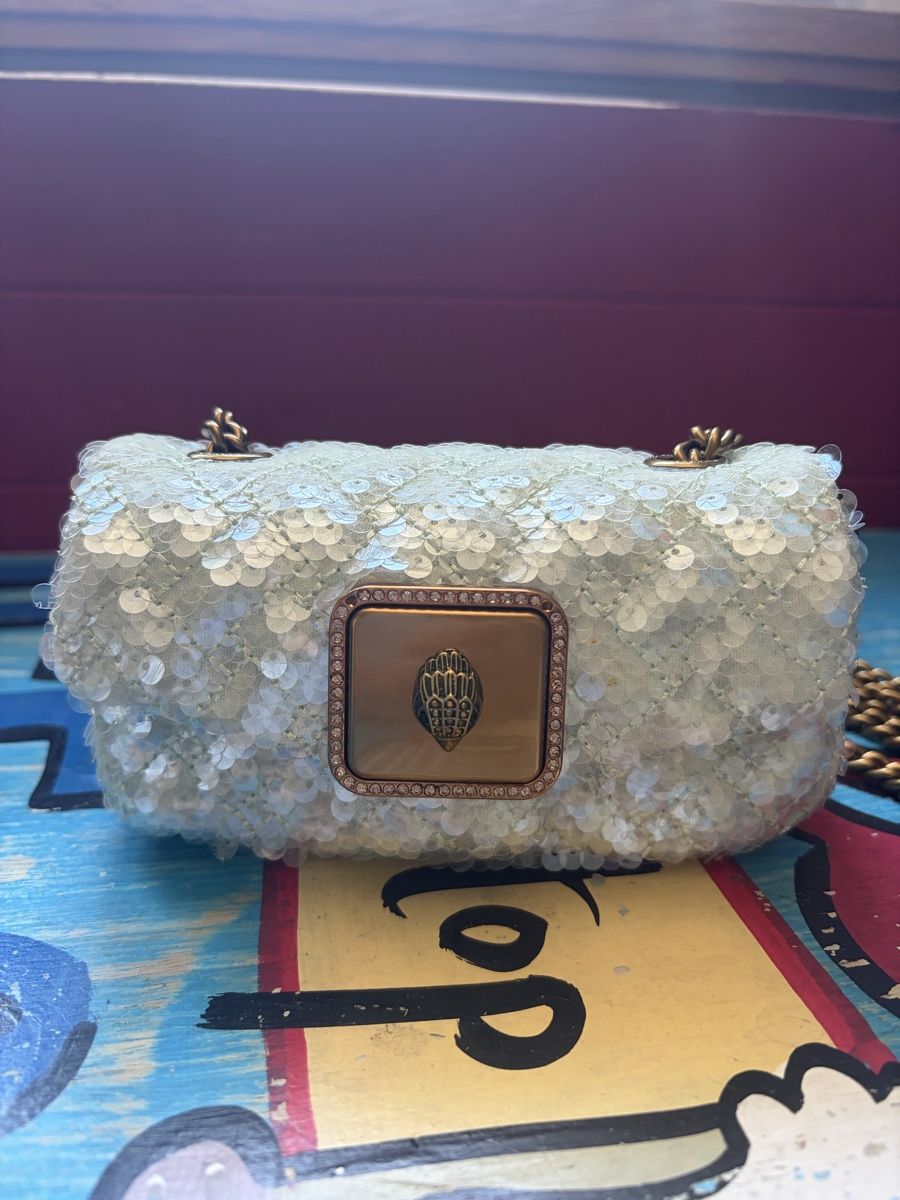 Kurt Geiger Borse da donna: Kurt Geiger The Pimlico mini bag sequins light blue – Nuovo (secondo la descrizione) da Kreuzlingen venduto da sup_n8xd 7