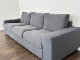 Sofa 3-Sitzer dunkelgrau guter Zustand