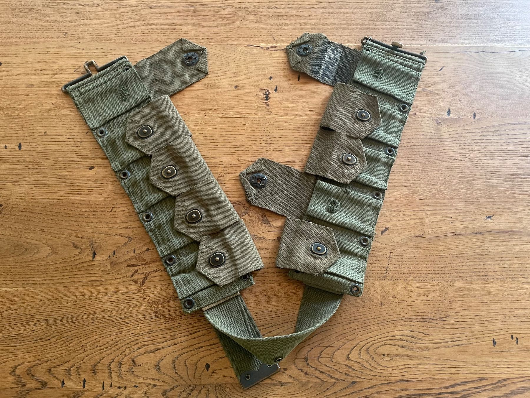 US Army Uniformi: Original us Army Springfield / Garand belt – Usato da Oberbütschel venduto da Woodie2005 4