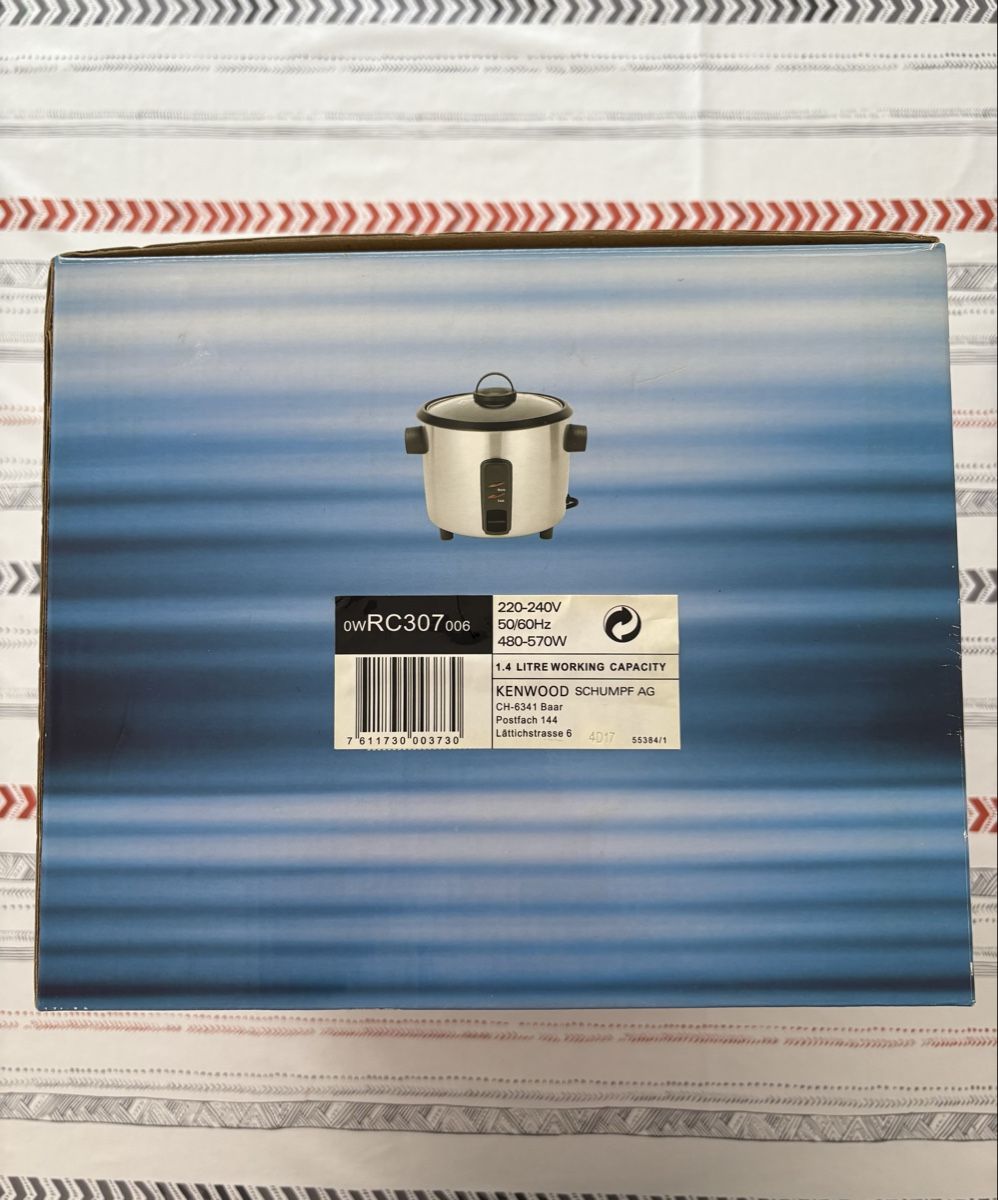 Kenwood Küchengeräte: Kenwood Reiskocher neu  – Neu und originalverpackt aus Riva San Vitale von lellalella01 1