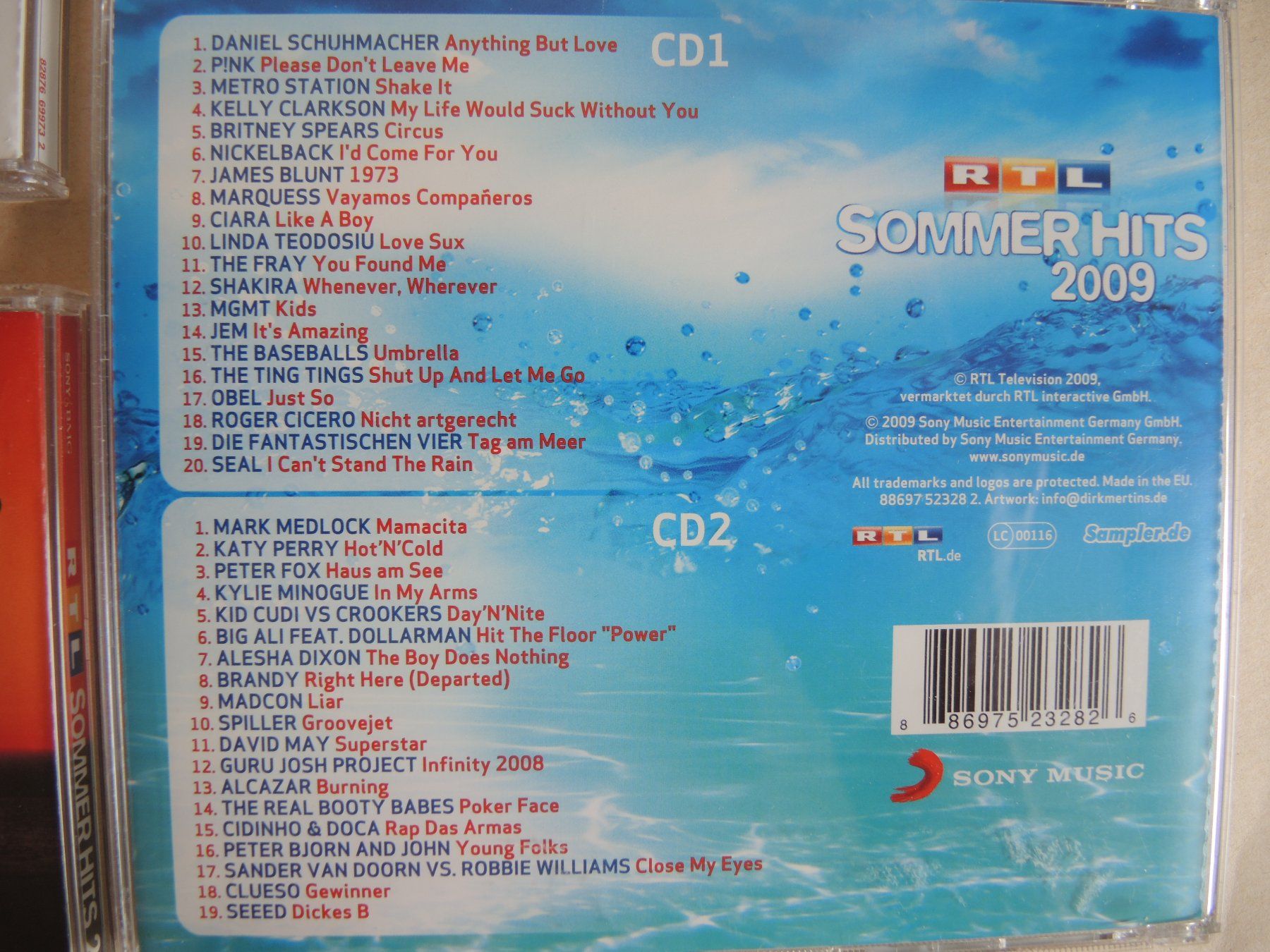 CDs: 3 x Doppel CD RTL - Sommer Hits 2005, 2008, 2009 – Gebraucht aus Rorschach von maeck8 6