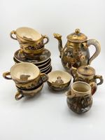 Japan Meiji Satsuma Hododa Porzellan 6er Tee Service um 1900